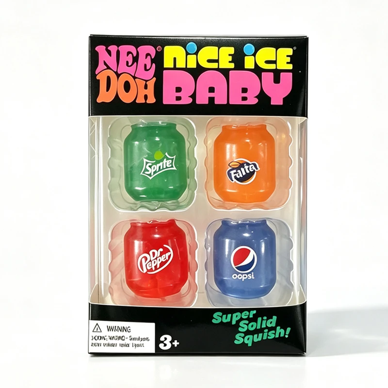NeeDoh Squeeze Stress Can Mini - đánh giá và giá Fidget Cube Original